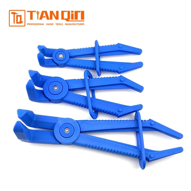 3pcs Plastic Oil Pipe Elbow Disconnect Clamp